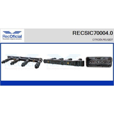 Bobina de ignição RECOFICIAL RECSIC70004.0