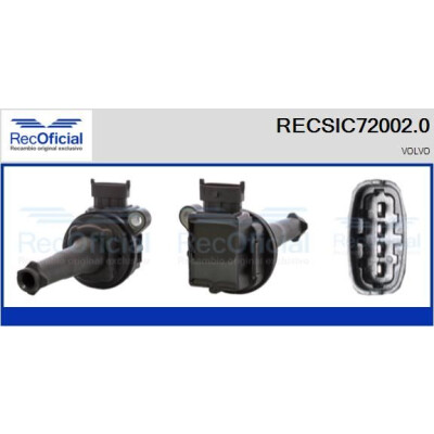 Bobina de ignição RECOFICIAL RECSIC72002.0