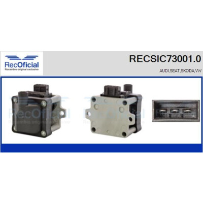 Bobina de ignição RECOFICIAL RECSIC73001.0