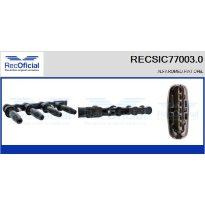 Bobina de ignição RECOFICIAL RECSIC77003.0