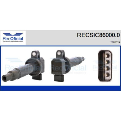 Bobina de ignição RECOFICIAL RECSIC86000.0
