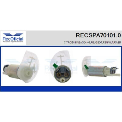 Bomba de combustível RECOFICIAL RECSPA70101.0