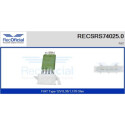Resistência, ventilador do habitáculo RECOFICIAL RECSRS74025.0