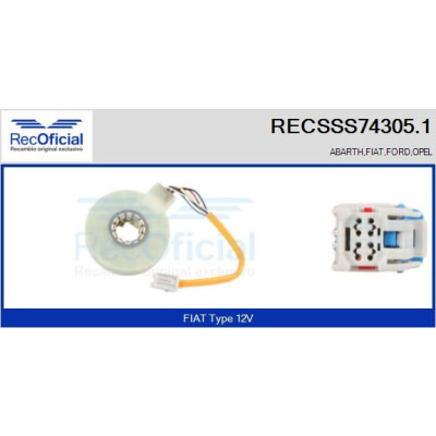 Sensor de ângulo de direção RECOFICIAL RECSSS74305.1