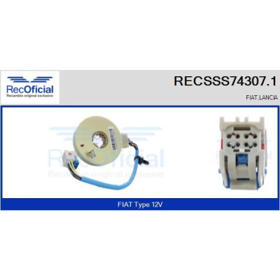 Sensor de ângulo de direção RECOFICIAL RECSSS74307.1