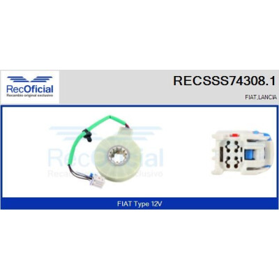 Sensor de ângulo de direção RECOFICIAL RECSSS74308.1