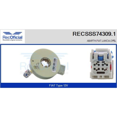 Sensor de ângulo de direção RECOFICIAL RECSSS74309.1