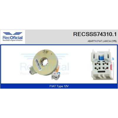 Sensor de ângulo de direção RECOFICIAL RECSSS74310.1