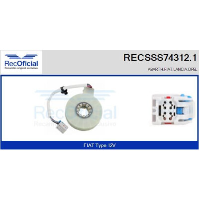 Sensor de ângulo de direção RECOFICIAL RECSSS74312.1