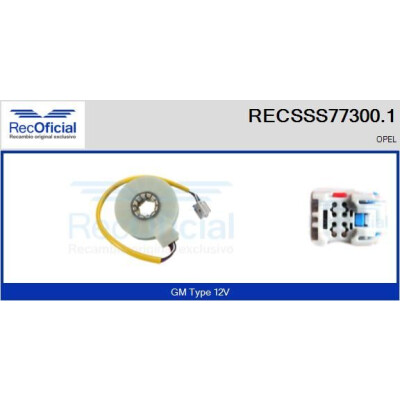 Sensor de ângulo de direção RECOFICIAL RECSSS77300.1