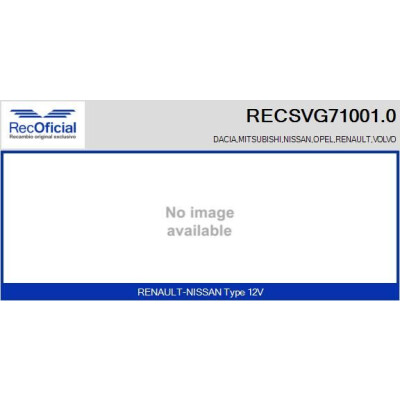 Válvula EGR RECSVG71001.0