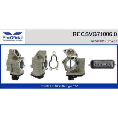 Válvula EGR RECSVG71006.0