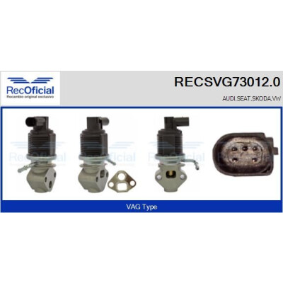Válvula EGR RECSVG73012.0