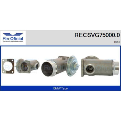 Válvula EGR RECOFFICIAL RECSVG75000.0