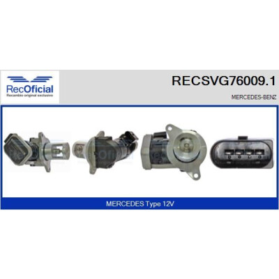 Válvula EGR RECOFFICIAL RECSVG76009.1