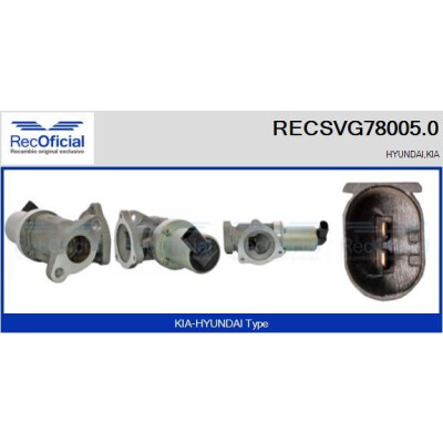 Válvula EGR RECSVG78005.0
