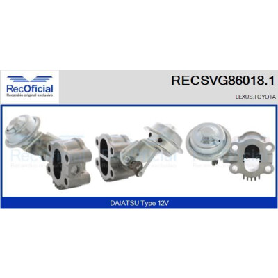 Válvula EGR RECOFFICIAL RECSVG86018.1
