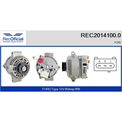 Alternador RECOFICIAL REC2014100.0