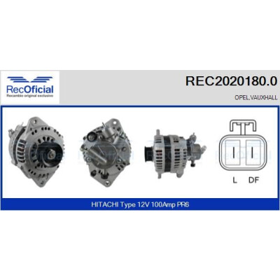 Alternador RECOFICIAL REC2020180.0