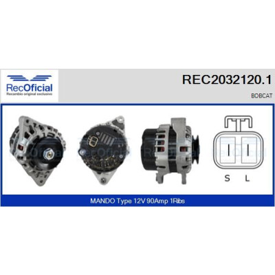 Alternador RECOFICIAL REC2032120.1