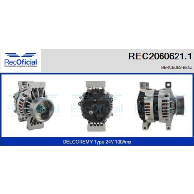 Alternador RECOFICIAL REC2060621.1