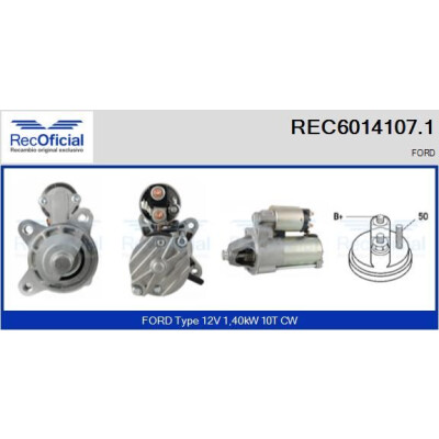 Motor de arranque RECOFICIAL REC6014107.1