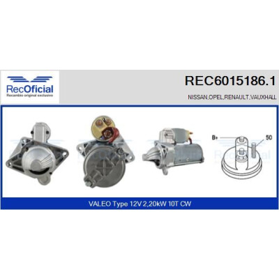 Motor de partida RECOFFICIAL REC6015186.1