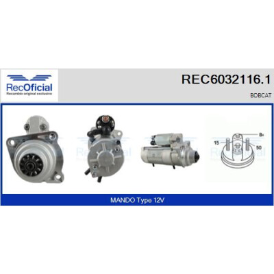 Motor de arranque RECOFICIAL REC6032116.1