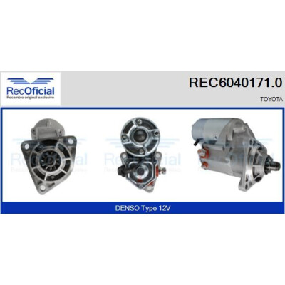 Motor de partida RECOFFICIAL REC6040171.0