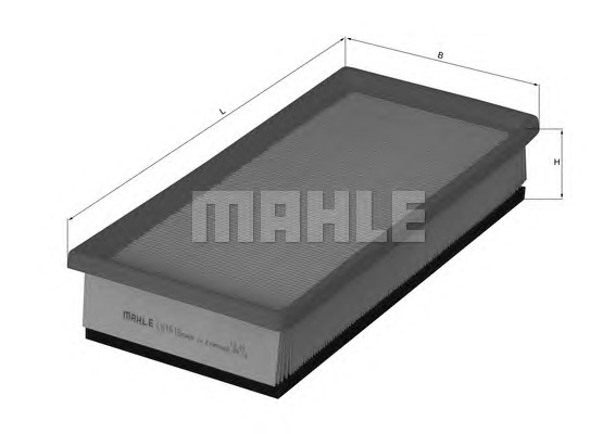 Filtro de ar MAHLE ORIGINAL LX 1618