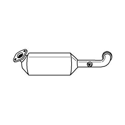 Filtro de fuligem/partículas, sistema de exaustão SIGAM 40353