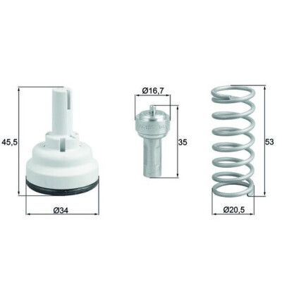 Termostato, refrigerante NAGARES TX 182 105D