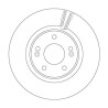 Disco de freio TRW DF6497S