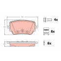 Conjunto de pastilhas de freio TRW GDB2331