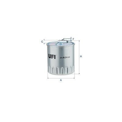 Filtro de combustível UFI 24.A24.00