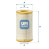 Filtro de óleo UFI 25.059.00