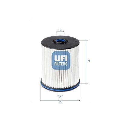 Filtro de combustível UFI 26.E2X.02