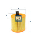 Filtro de ar UFI 27.E61.00
