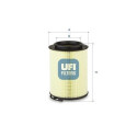 Filtro de ar UFI 27.H25.00