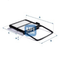 Filtro de ar UFI 30.A97.00