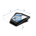 Filtro de ar UFI 30.B05.00