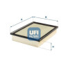 Filtro de ar UFI 30.B86.00