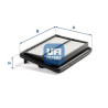 Filtro de ar UFI 30.C41.00