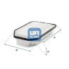 Filtro de ar UFI 30.C45.00