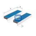 Filtro de ar para cabine UFI 34.172.00
