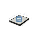 Filtro de ar para cabine UFI 53.400.00
