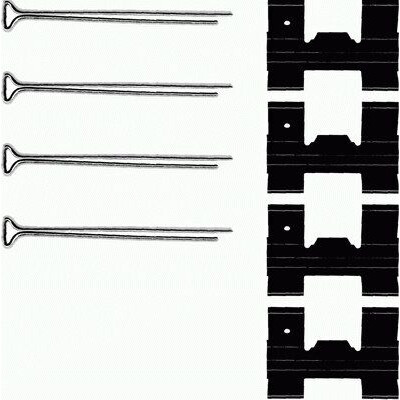 Kit de acessórios, pastilhas de freio HELLA 8DZ 355 206-511