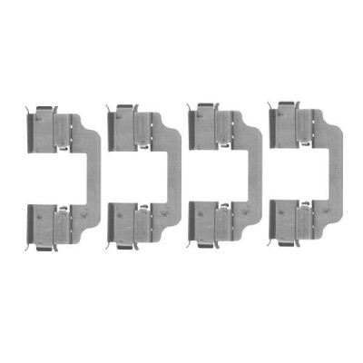 Kit de acessórios, pastilhas de freio HELLA 8DZ 355 207-051