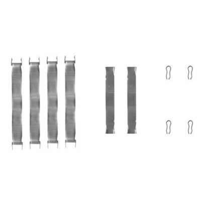Kit de acessórios, pastilhas de freio HELLA 8DZ 355 206-591
