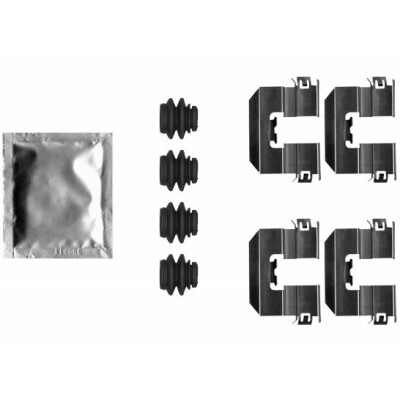 Kit de acessórios, pastilhas de freio HELLA 8DZ 355 207-161